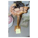 Angel Candleholder, Garden Angel and Children on Pedestal- Finger is Broken