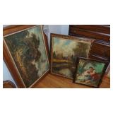 3- Various Pictures, 1 Vintage