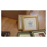 Various Framed Pictures