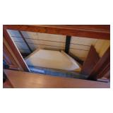 Corner Fireplace with Insert Majestic Vermont, 58" x 44" x 15"