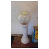 Clear Gazing Ball with Stand