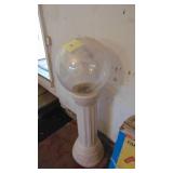 Clear Gazing Ball with Stand