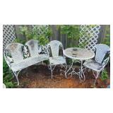 4 Pcs Patio Set- Settee, 2 Chairs and Table