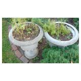 2- Large Fiberglass Urn/Panters