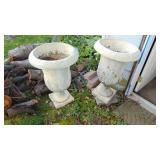 2- Large Fiberglass Urn/Panters