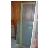 Selection of Vintage and Alum Screen Doors