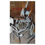 Assorted Handicap Equipment, Wheelchair, Walker Bath Stool and Misc