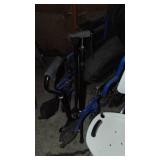 Assorted Handicap Equipment, Wheelchair, Walker Bath Stool and Misc
