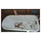 4.5 Ft Vintage Cast Iron Tub with Ball Feet