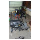 Expert Garden Spreader and Electric Earthwise 13.5 Amp Tiller