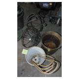 Hanging Planters, Large Brass Pot, Garden Globe plus More