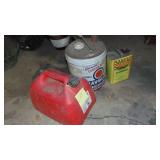 5 Gallon GAs Can, Agsco Can and Havoline Can