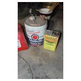 5 Gallon GAs Can, Agsco Can and Havoline Can