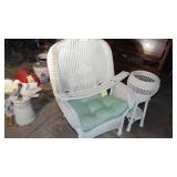 New Plastic Rattan Rocker and Wicker Planter