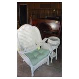 New Plastic Rattan Rocker and Wicker Planter