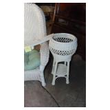 New Plastic Rattan Rocker and Wicker Planter