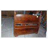 Full Size Vintage Bed with Rails, would make a great bench