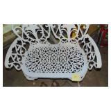 Metal Garden Settee