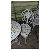 Metal 3 Pc Patio Set, 2 Chairs and Table