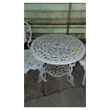 Metal 3 Pc Patio Set, 2 Chairs and Table