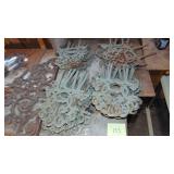 Cast Iron Flower Bed Fence Pieces and Cast Iron Decor