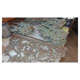 Cast Iron Flower Bed Fence Pieces and Cast Iron Decor
