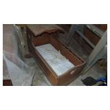 Large Handcrafted Wood Cradle