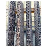 Matching Set of 4 LARGE Relief Carved Bamileke House / Building Posts Matching Set of 4 LARGE Relief Carved Bamileke House / Building Posts