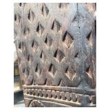 Matching Set of 4 LARGE Relief Carved Bamileke House / Building Posts Matching Set of 4 LARGE Relief Carved Bamileke House / Building Posts