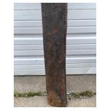 Large Old Dogon House Post w/ Carved Figure Large Old Dogon House Post w/ Carved Figure