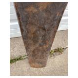 Large Old Dogon House Post w/ Carved Figure Large Old Dogon House Post w/ Carved Figure