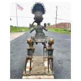 Monumental Bamileke Bronze Royal Processional Sculpture Monumental Bamileke Bronze Royal Processional Sculpture