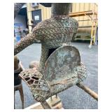 Monumental Bamileke Bronze Royal Processional Sculpture Monumental Bamileke Bronze Royal Processional Sculpture