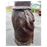 Stunning LARGE Carved Realistic Female Figure w/Upraised Arms Stunning LARGE Carved Realistic Female Figure w/Upraised Arms