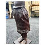 Stunning LARGE Carved Realistic Female Figure w/Upraised Arms Stunning LARGE Carved Realistic Female Figure w/Upraised Arms