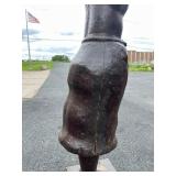 Stunning LARGE Carved Realistic Female Figure w/Upraised Arms Stunning LARGE Carved Realistic Female Figure w/Upraised Arms