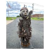 Large Old Bakongo Nkisi Ghanaian Nail Fetish Power Figure Large Old Bakongo Nkisi Ghanaian Nail Fetish Power Figure