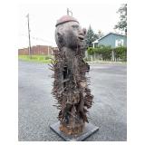 Large Old Bakongo Nkisi Ghanaian Nail Fetish Power Figure Large Old Bakongo Nkisi Ghanaian Nail Fetish Power Figure