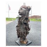 Large Old Bakongo Nkisi Ghanaian Nail Fetish Power Figure Large Old Bakongo Nkisi Ghanaian Nail Fetish Power Figure
