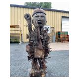 Large Old Bakongo Nkisi Ghanaian Nail Fetish Power Figure Large Old Bakongo Nkisi Ghanaian Nail Fetish Power Figure