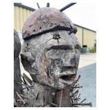 Large Old Bakongo Nkisi Ghanaian Nail Fetish Power Figure Large Old Bakongo Nkisi Ghanaian Nail Fetish Power Figure