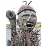 Large Old Bakongo Nkisi Ghanaian Nail Fetish Power Figure Large Old Bakongo Nkisi Ghanaian Nail Fetish Power Figure