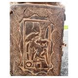 LARGE & Highly Impressive Ceremonial w/Many Carved Figures & Front Compartment LARGE & Highly Impressive Ceremonial w/Many Carved Figures & Front Compartment