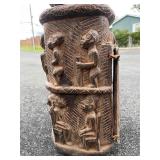 LARGE & Highly Impressive Ceremonial w/Many Carved Figures & Front Compartment LARGE & Highly Impressive Ceremonial w/Many Carved Figures & Front Compartment