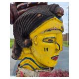 Outstanding Large Old Temne People Masquerade Headdress Mask - Sierra Leone Outstanding Large Old Temne People Masquerade Headdress Mask - Sierra Leone