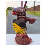 Outstanding Large Old Temne People Masquerade Headdress Mask - Sierra Leone Outstanding Large Old Temne People Masquerade Headdress Mask - Sierra Leone