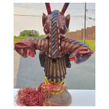 Outstanding Large Old Temne People Masquerade Headdress Mask - Sierra Leone Outstanding Large Old Temne People Masquerade Headdress Mask - Sierra Leone