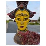 Outstanding Large Old Temne People Masquerade Headdress Mask - Sierra Leone Outstanding Large Old Temne People Masquerade Headdress Mask - Sierra Leone