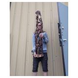 Large Carved Hardwood Makonde Spirit Sculpture Large Carved Hardwood Makonde Spirit Sculpture