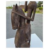 Fantastic Early Carved Dogon Equestrian Figure Fantastic Early Carved Dogon Equestrian Figure